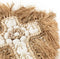 Het Raffia Shell Kruis - Naturel Wit - L