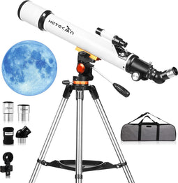 Hetekan 70 mm Refractortelescoop - Professionele Telescoop met 700 mm Brandpuntsafstand en 210x Vergroting
