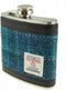 Heupfles Blauw (Sea Blue) - Harris Tweed - Glen Appin of Scotland