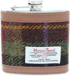 Heupfles Bruin - Harris Tweed - Glen Appin of Scotland