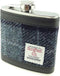 Heupfles Grijs Zwart - Harris Tweed - Glen Appin of Scotland