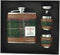 Heupfles Groen en Paars (Plum) - Luxe Set - Harris Tweed - Glen Appin of Scotland