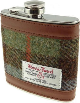 Heupfles Tartan MacLeod - Harris Tweed - Glen Appin of Scotland
