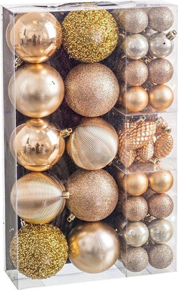 Heuz® - Kerstballen - Goud - 50 stuks