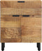 vidaXL - Nachtkastje - 50x33x60 - cm - massief - mangohout - bruin