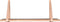 Wandplank - Onbewerkt hout - 80x20cm - Bruin leer