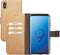 Mobiparts iPhone XS Max - Wallet Case - Saffiano motief - Bruin