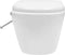 vidaXL - Hangend - toilet - randloos - met - bidetfunctie - keramiek - wit