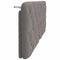 vidaXL - Hoofdbordkussen - 120 - cm - stof - taupe