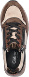 Gabor Dames Sneaker - Comfort Optifit - Suède - Beige