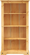 vidaXL - Boekenkast - grenenhout - met - 4 - planken - Corona-stijl - 80x29x150 - cm