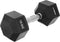 Hex dumbbell 10 kg - Rubber