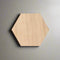 Hexagon wandtegel | Eiken | Zelfklevend | ↑21CM - 24CM