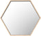 Hexagon wandtegel | Spiegel | Zelfklevend | ↑21CM - 24CM