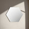 Hexagon wandtegel | Spiegel | Zelfklevend | ↑21CM - 24CM