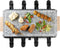 DOMO DO9262G Gourmetset - Raclette - Steengrill - 1400W - Houten afwerking