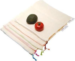 Herbruikbare Fruit en Groente Zak L (5st) - 30x33cm