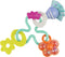 Playgro Twirly Whirly - Bijtspeeltje en Rammelaar - Diverse texturen en geluidjes - Multicolor