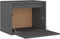 vidaXL - Wandkast - 45x30x35 - cm - massief - grenenhout - grijs