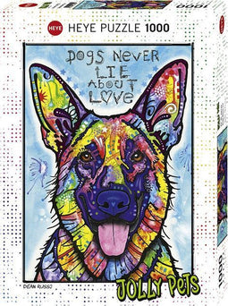 Heye Dogs Never Lie Legpuzzel 1000 stuk(s) Kunst