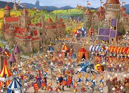 Heye legpuzzel Bunny Battles van Ruyer met 1000 stukjes