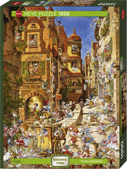 Heye legpuzzel Romantic Town By Day van Ryba, 1000 stukjes