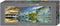 Heye Panorama Puzzel Blue Lake - 1000 stukjes