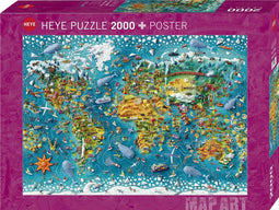 Heye Puzzle Puzzel Miniature World, 2000 Heye.