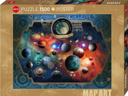 Heye Puzzle Puzzel Space World, 1500 Heye 30001.
