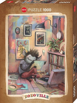 Heye Puzzle Puzzel Vinyl Monster Zozoville 1000 NEW.