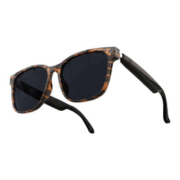 Energy Sistem Urban Music Tortoise - Hands-Free Bluetooth Zonnebril - UV400 bescherming - Blauw Bruin Zwart