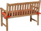 Madison - Bankkussen Panama Flame Orange - 120x48 - Oranje