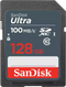 SanDisk Ultra - SDXC UHS-I - 128 GB - Zwart