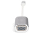 Assmann DA-70837 - USB-C naar VGA adapter - Plug-en-play - Wit Zilver