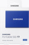 Samsung Portable T7 - Externe SSD - 500 GB - USB C 3.2 - Blauw
