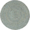 vidaXL - Placemats - 6 - st - rond - 38 - cm - jute - olijfgroen