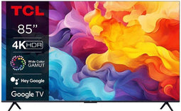 TCL 85V6B - Ultra HD LCD Smart-tv - Google TV HDR10 HLG - Zwart (2024)