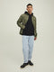 JACK&JONES JCOCLASSIC WAFFLE SWEAT HOOD - Heren Hoodie - Relaxed fit - Katoen/Polyester - Maat XL