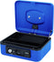 Geldkist Pavo Deluxe 200x160x90mm blauw