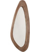 PTMD Santin Natural Mango Wood Organic Triangle Mirror