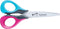 Sensoft 3D schaar 13 cm - linkshandig - zachte grepen - assorti kleuren