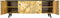 Liviza Dressoir Crista - Mangohout - Rechthoek Zwart - 60 cm , 160 cm , 45 cm