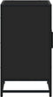 vidaXL - Wastafelkast - 90x33x60 - cm - bewerkt - hout - zwart
