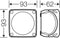 Hensel RK 0203 T Installatieverdeler 93 x 93 x 62 Grijs 1 stuk(s)