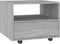 vidaXL - Salontafel - 55x55x40 - cm - bewerkt - hout - grijs - sonoma - eikenkleurig