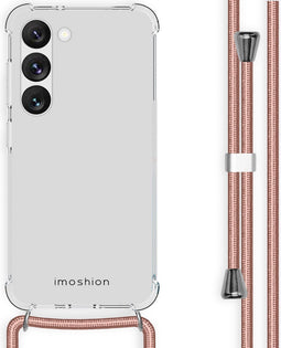 iMoshion Hoesje Geschikt voor Samsung Galaxy S23 Hoesje Met Koord - iMoshion Backcover met koord - Transparant