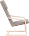 vidaXL Relaxstoel stof taupe