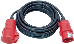 Brennenstuhl 10m H07RN-F 5G1,5 - CEE-verlengkabel 400V/16A - Rubber neopreen - Zwart