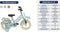 AMIGO Bella Meisjesfiets - Kinderfiets voor Meisjes - 14 Inch 24 cm - Terugtraprem - Groen