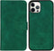 iMoshion Hoesje Geschikt voor iPhone 12 Pro / 12 Hoesje Met Pasjeshouder - iMoshion Uitneembare 2-in-1 Luxe Bookcase - Donkergroen